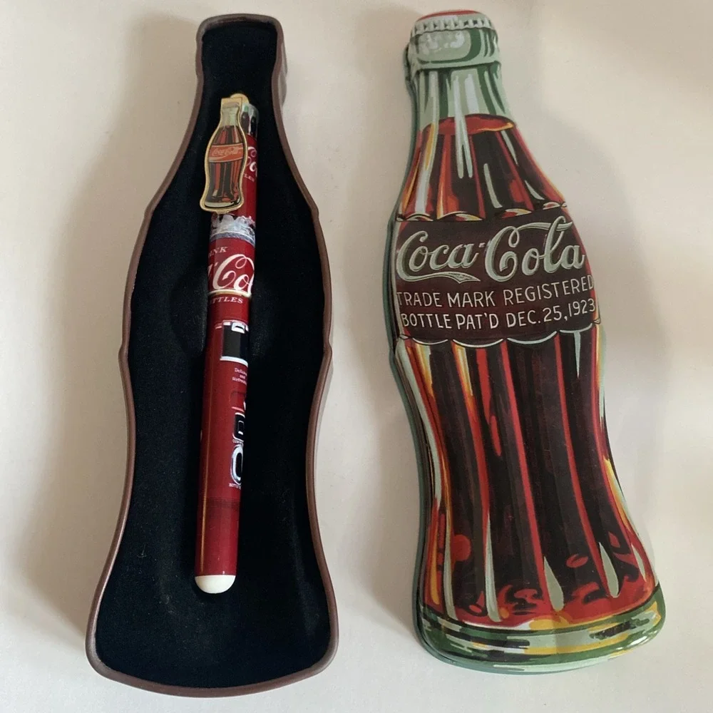 1996 Coca Cola Tin Gift Set W/Pen